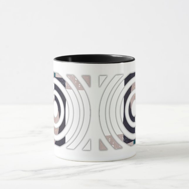 desenho de caneca abstrata (Centro)