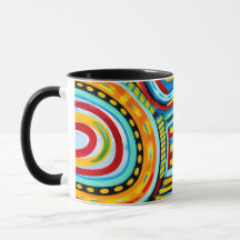 Desenho de Caneca Colorido