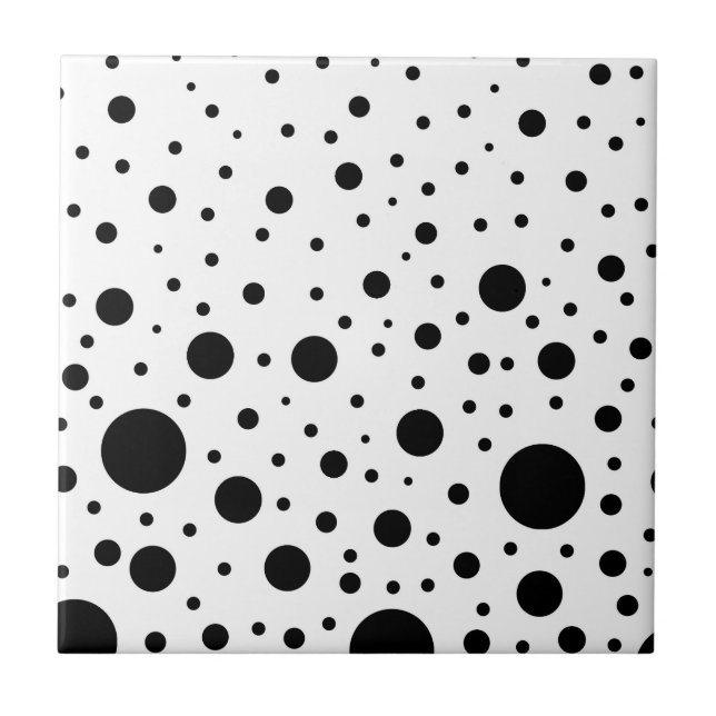 Desenho de Círculo Preto e Branco (Frente)