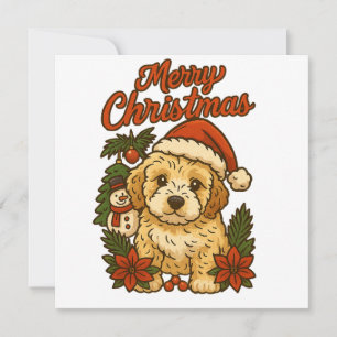 Desenho de Cockapoo Feliz Natal