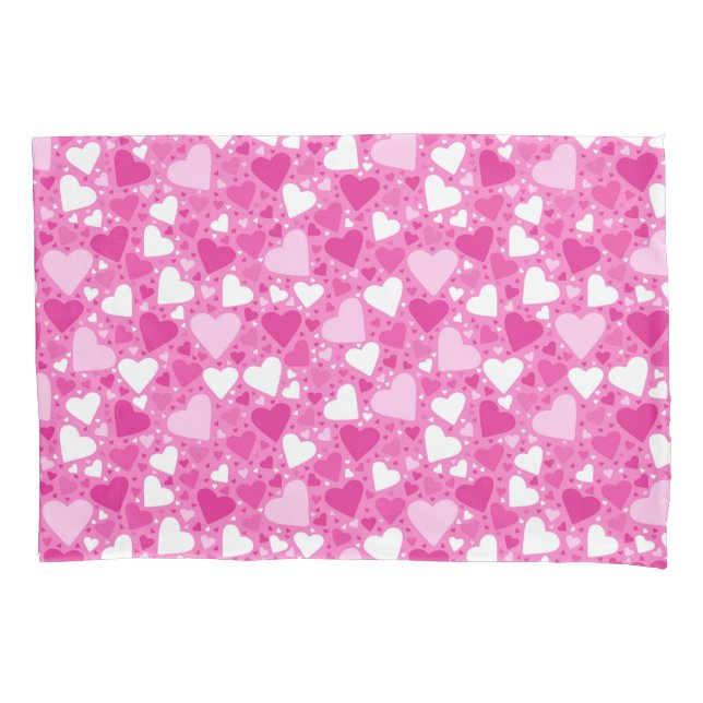 Desenho de Corações Cor-de-Rosa para Conscientizaç (Frente)