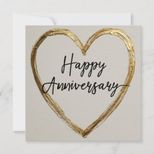 Desenho de "Feliz Aniversário" com Coração Dourado