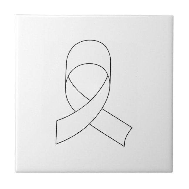 Desenho de Fita Branca (Frente)