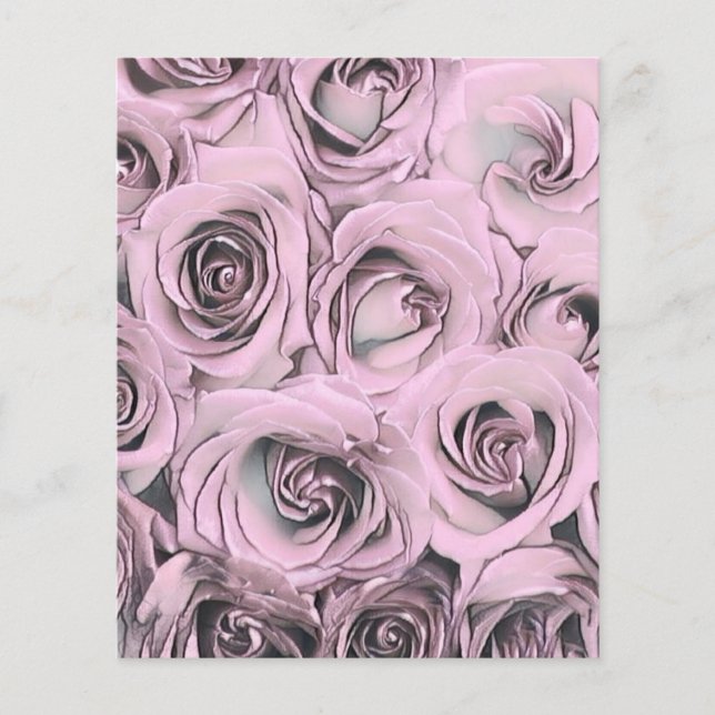 Desenho de folhas de papel rosas cor-de-rosa (Frente)