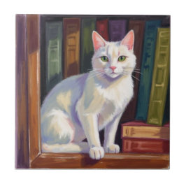 Desenho de Gato Branco