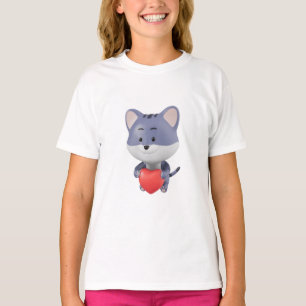 desenho de gato em camiseta