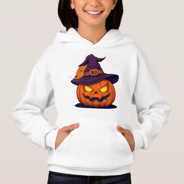 Desenho de Helloween abóbora de terror Helloween  (Frente)