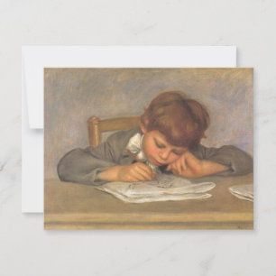 Desenho de Jean por Pierre Renoir, Arte Fino Antig