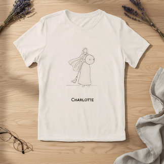 Desenho de Linha Heróica - Guerreiro Minimalista M