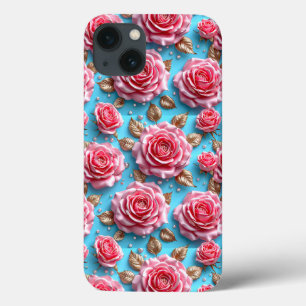 Desenho de Luxo Feminino Rosa Estético