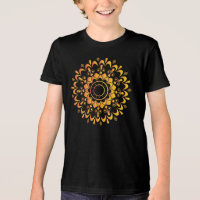 Desenho de Mandala Única Dourada-95747