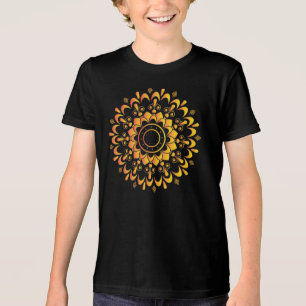 Desenho de Mandala Única Dourada-95747