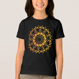 Desenho de Mandala Única Dourada-95747
