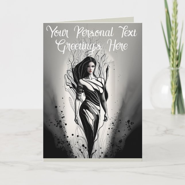 Desenho de Modelo Bonito Personalizável em Linha d (Frente)