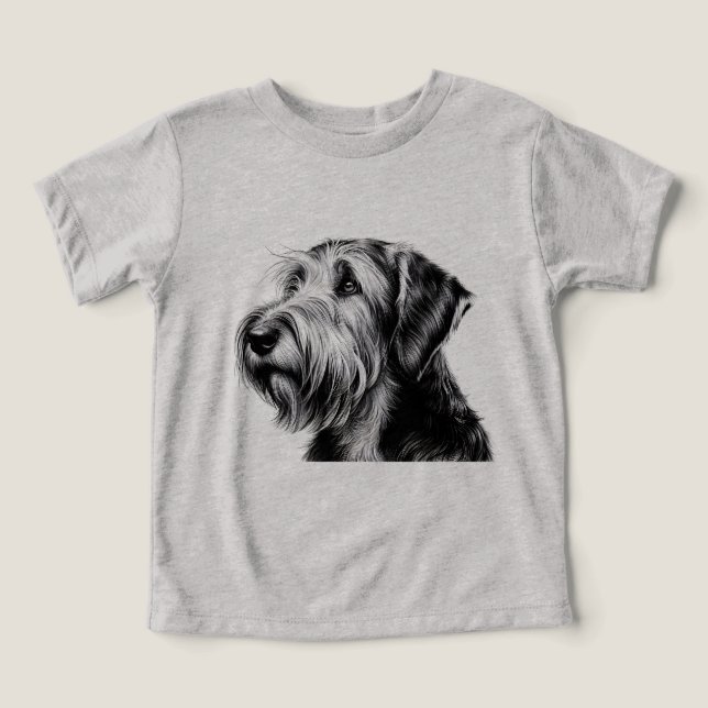 Desenho de Otterhound (Design frontal)