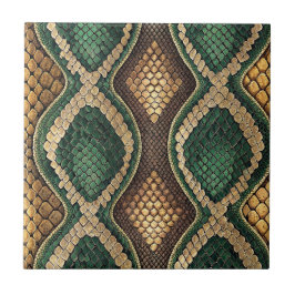 Desenho de padrão de pele de cobra em esmeralda e