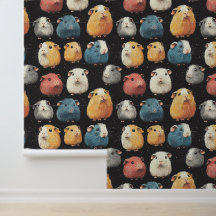 Desenho de palhetas de hamster de guincho bonito