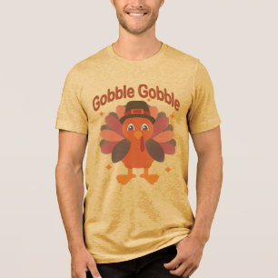Desenho de peru de Ação de Graças fofo – “Gobble G
