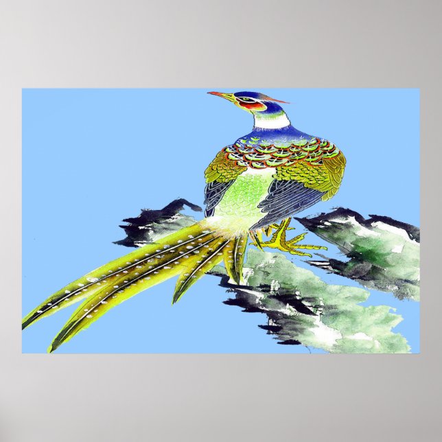 Desenho de poster de Pheasant Permanente 5 (Frente)