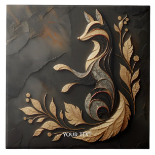 Desenho de Raposa Elegante Fantasia