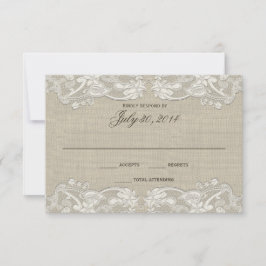 Desenho de Renda Floral Resposta de Casamento