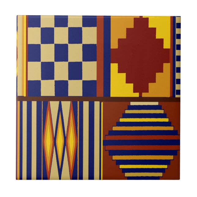 desenho de tapete de oração Kilim (Frente)