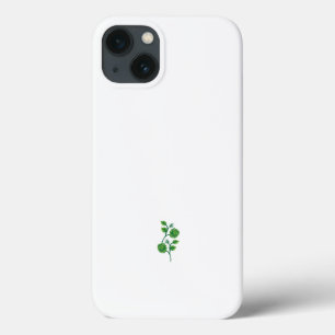 desenho de um galho com flores e folhas
