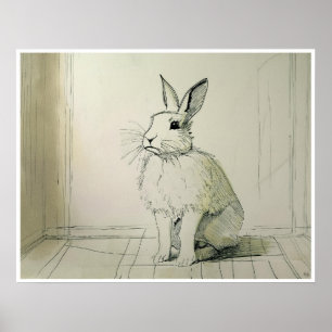 Desenho do Coelho Pet - Impressão