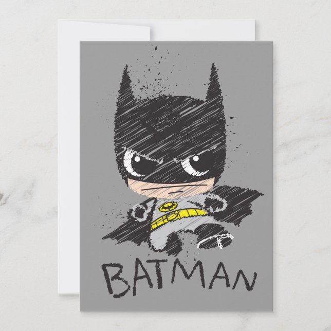 Desenho do Mini Clássico Batman (Frente)