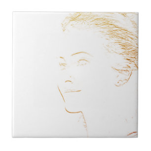 Desenho do Minimalismo Desenho da Cabeça de Jovem 