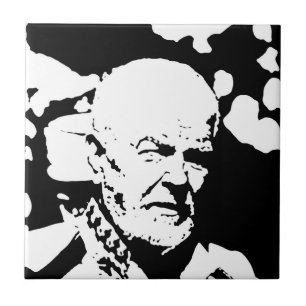 Desenho do Minimalismo Desenho do Velho Cara