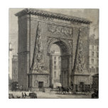 Desenho do Monumento Porte Santo-Denis<br><div class="desc">Um desenho excelente de Porte Santo-Denis, um monumento francês localizado na cidade de Paris. Construído em 1672 para substituir um portão na parede da cidade, este desenho mostra o arco triunfal em seus primórdios. Isso daria um presente de excelente para alguém que gosta de viagem ou gosta de cultura francesa....</div>