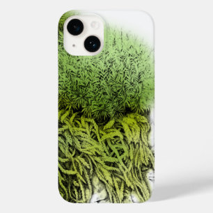 Desenho do musgo com capas de iphone do verde da