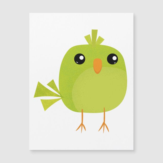 Desenho do Pássaro Verde   (Frente)