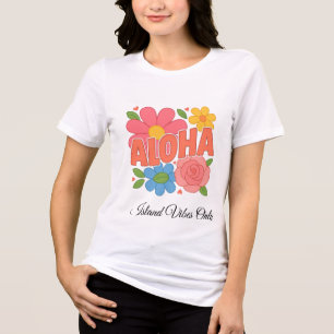 Desenho Floral Tropical Flor de Aloha Havaiana F