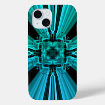 Desenho Fractal de Plasma Elétrico Futurista
