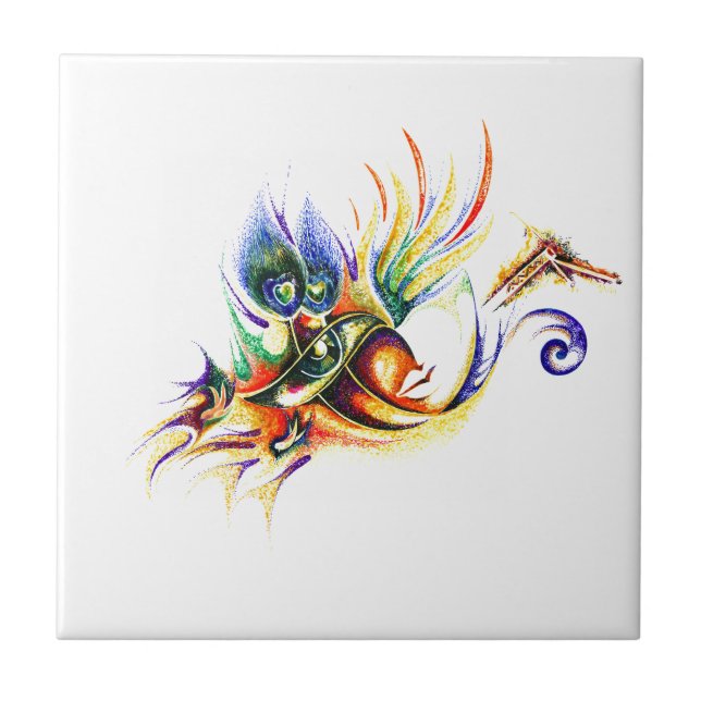 Desenho Handmade da tinta do senhor Krishna (Frente)