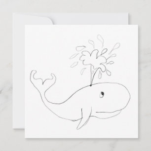 Desenho infantil de baleia