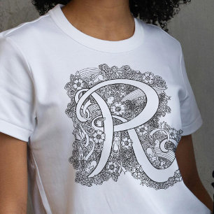 Desenho inicial de R rabisco