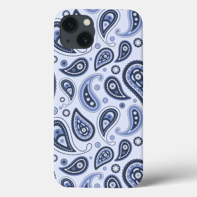 Desenho Intrincado de Estampa Floral Paisley (Verso)
