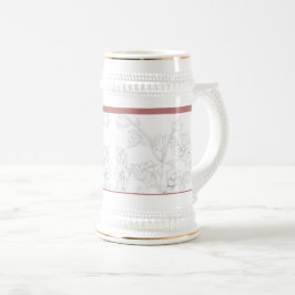 Desenho Mughal em um Stein