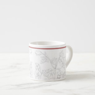 Desenho Mughal em uma Caneca de Espresso