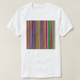 Desenho Multicolorido em Camiseta Branca