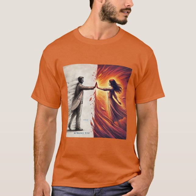 Desenho Para A Camiseta Realidade Mens (Frente)