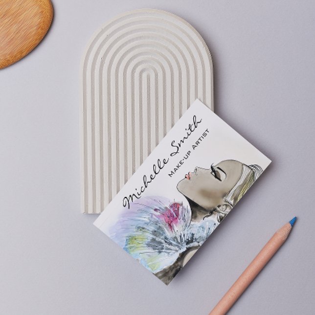 Desenho para mulheres cartão de visita (Criador carregado)