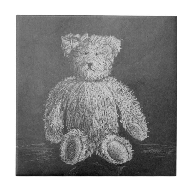 Desenho pastel original do Brinquedo antigo (Frente)