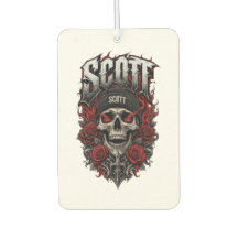 Desenho Personalizado de Caveira Scott Gothic
