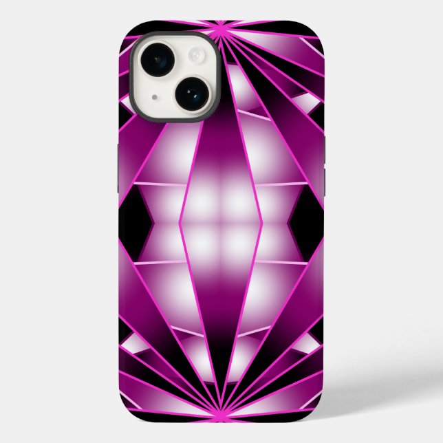 Desenho Preto de Gradiente de Perspectiva (Verso)