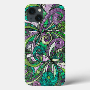 desenho resistente do caso do iPhone 6 floral