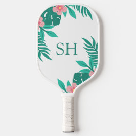 Desenho Tropical Floral Personalizado Inicial Pers